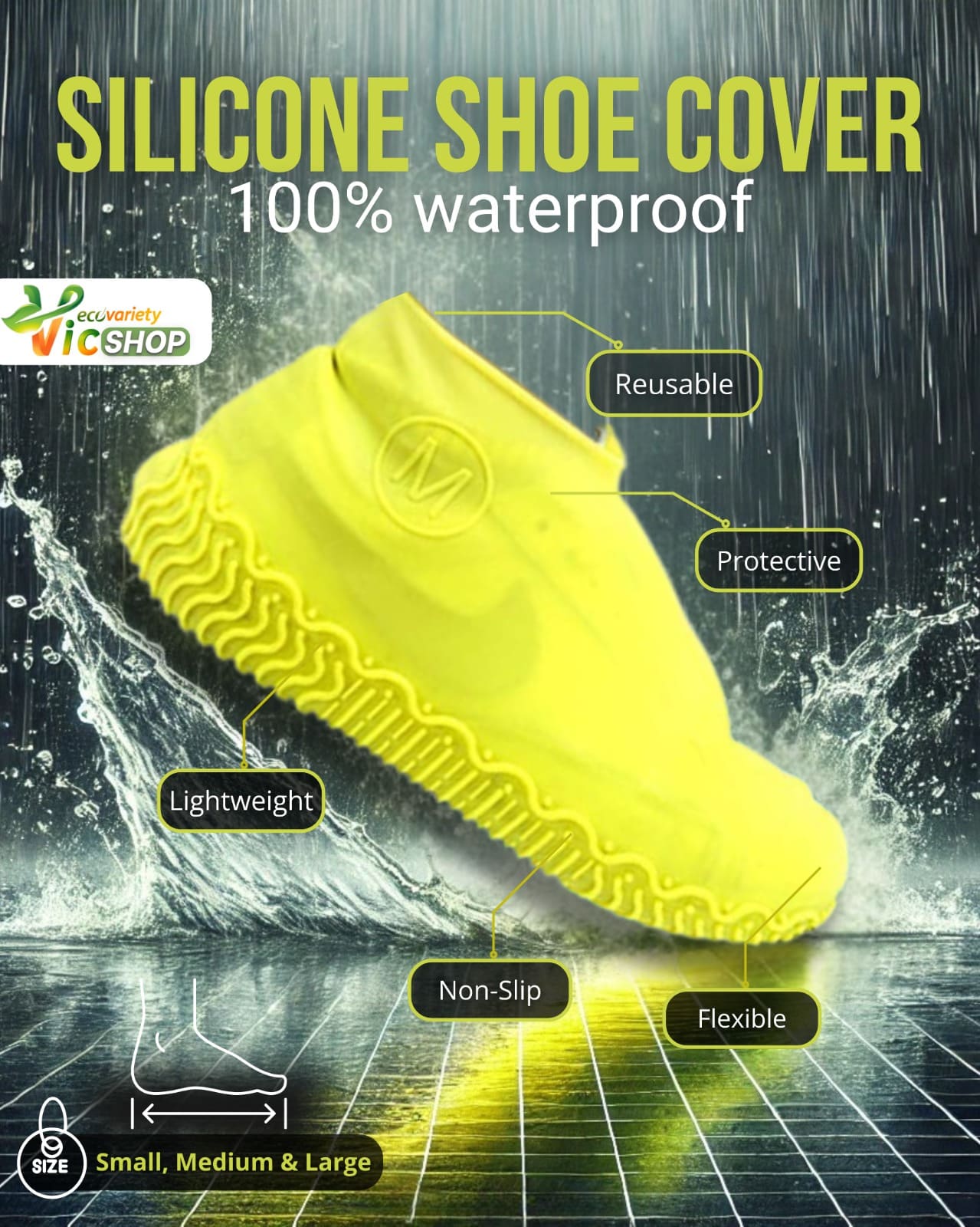Stay Dry and Stylish: Why You Need These Waterproof Silicone Shoe Covers