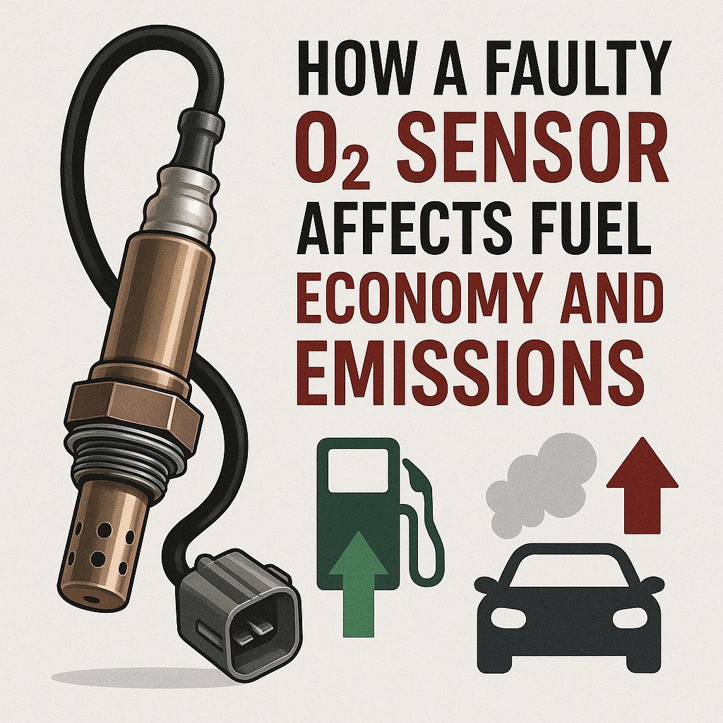 🛠️ How a Faulty O2 Sensor Affects Fuel Economy and Emissions