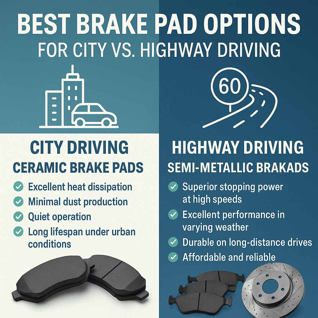 đź”§ Stop Right Every Time: Best Brake Pads for City & Highway Driving