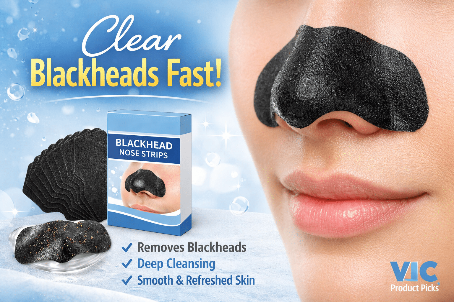 ✨ Blackhead Nose Strips: Simple At-Home Pore Care Solution